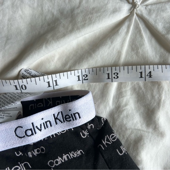 Calvin Klein Womens Small Black and White Straight Leg Lounge Pants - Picture 4 of 7